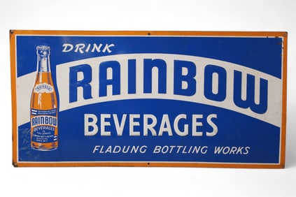 RAINBOW BEVERAGE SIGN