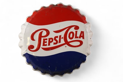 PEPSI BOTTLE CAP SIGN