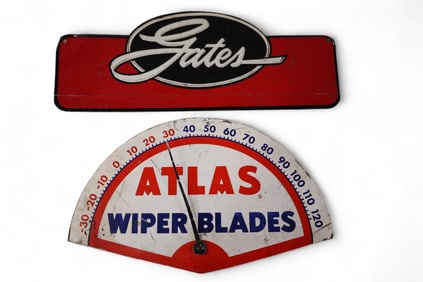 2 SERVICE STATION SIGNS