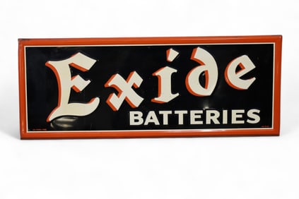 EXIDE BATTERIES SIGN