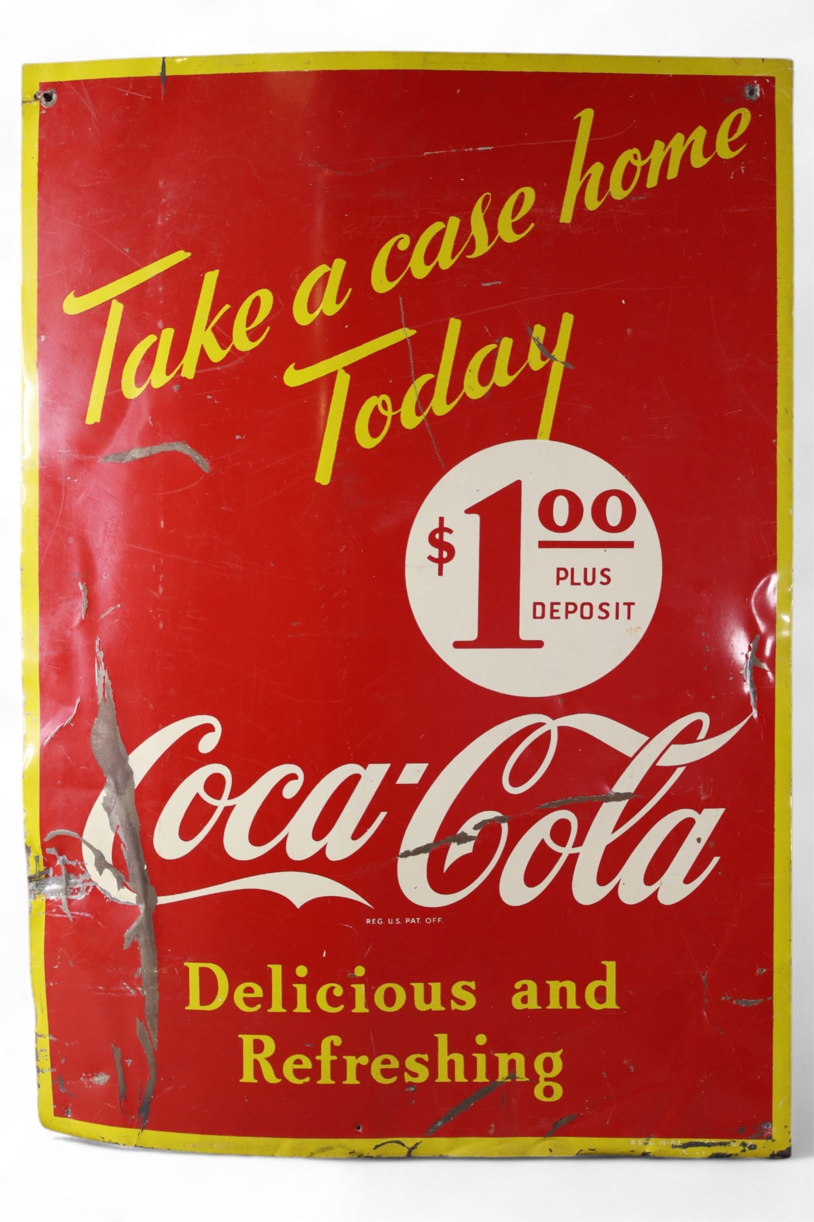 COCA COLA TIN SIGN (1 of 2)