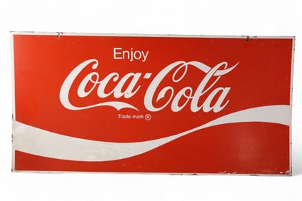 COCA COLA METAL SIGN