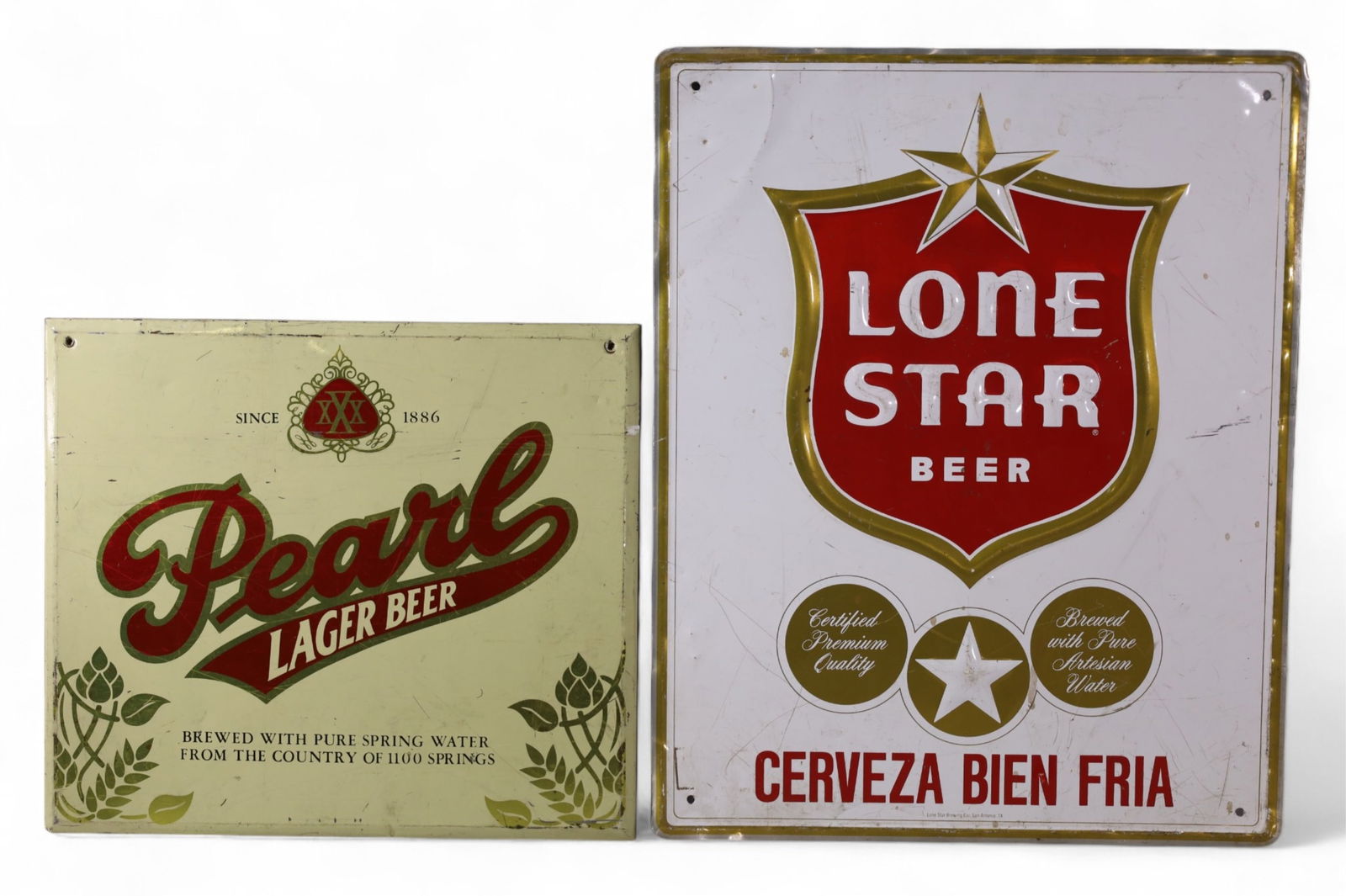 2 BEER SIGNS (1 of 2)