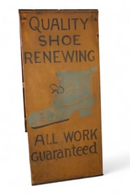 SHOE REPAIR A FRAME SIGN