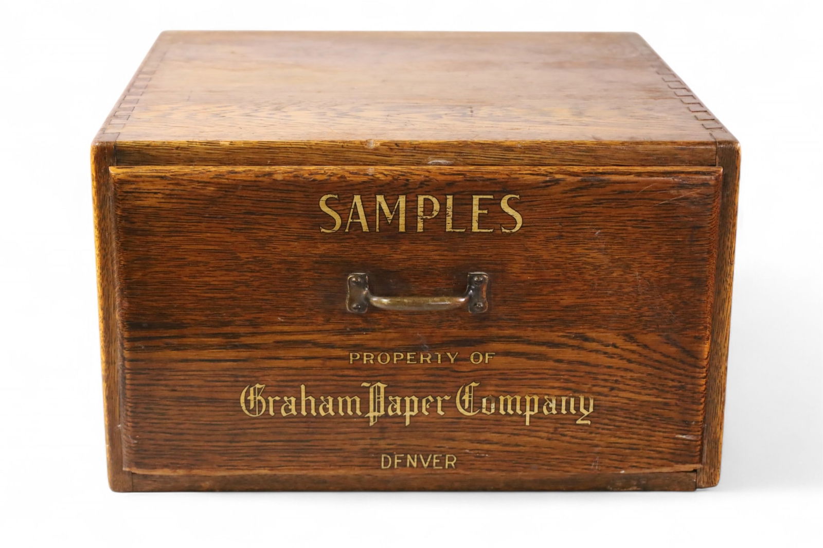 GRAHAM PAPER CO. SAMPLES BOX (1 of 3)