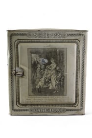 TIN LITHO CAKE BOX
