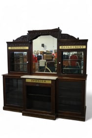 LARGE GENERAL STORE DISPENSING CABINET