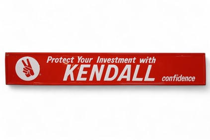 KENDALL MOTOR OIL SIGN