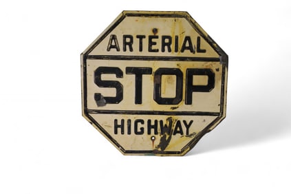 METAL STOP SIGN