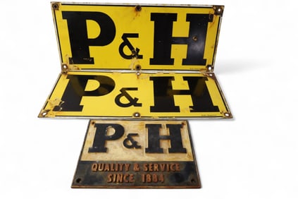 3 CRANE SIGNS