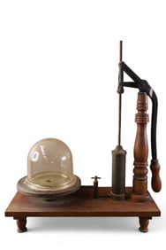 VACUUM PUMP WITH BELL JAR
