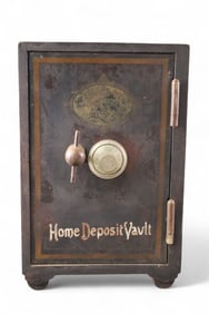 SMALL ANTIQUE HOME SAFE