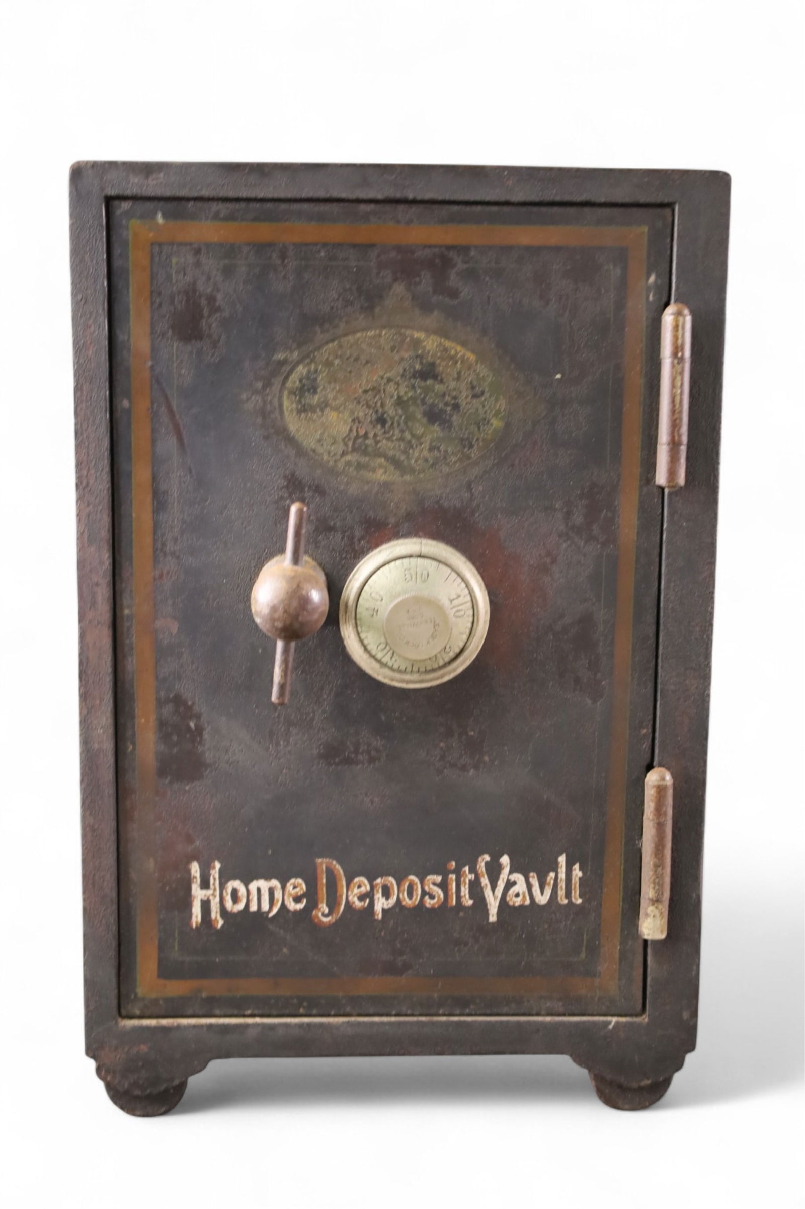 SMALL ANTIQUE HOME SAFE (1 of 2)