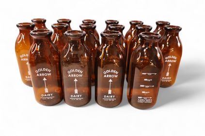 16 MILK BOTTLES