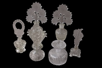 6 PERFUME BOTTLES