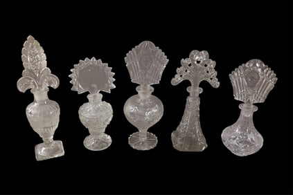 5 PERFUME BOTTLES