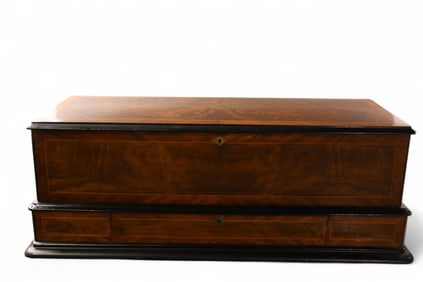 HUGE TABLE TOP SWISS CYLINDER MUSIC BOX