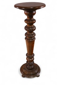 ANTIQUE WALNUT PEDESTAL