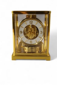 LECOULTRE ATMOS ROUND DIAL CLOCK