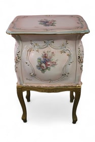 ITALIAN PORCELAIN NIGHTSTAND