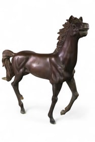 LARGE BRONZE HORSE