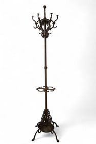 FANCY CAST METAL HAT RACK
