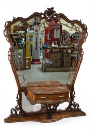 CARVED FRENCH VANITY