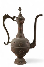 BRASS & COPPER WINE PITCHER