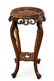 FRENCH MARBLE TOP PLANT STAND