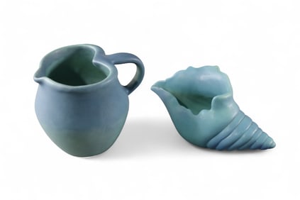 2 PIECES OF VAN BRIGGLE POTTERY