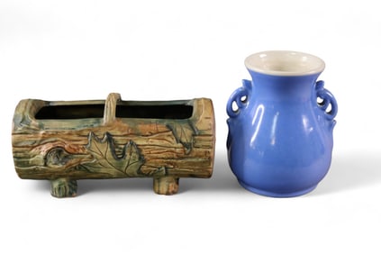 2 PIECES OF WELLER POTTERY