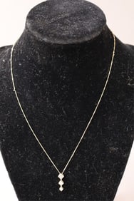 14K GOLD & DIAMOND NECKLACE