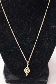 14K GOLD & OPAL NECKLACE