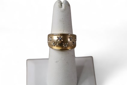 14K GOLD & DIAMOND RING