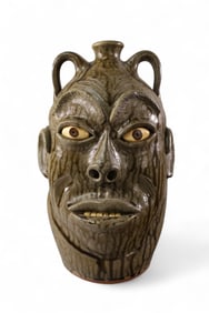 DOUBLE HANDLE FACE JUG