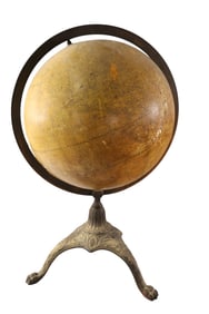 ANTIQUE TABLE TOP GLOBE