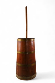 WOODEN BUTTER CHURN