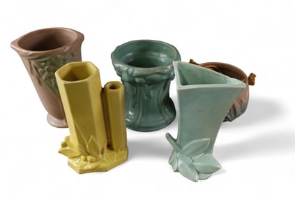 GROUPING OF MCCOY POTTERY
