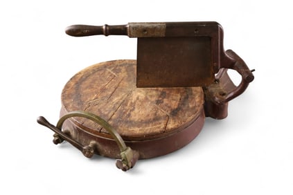 ANTIQUE CHEESE BLOCK CUTTER