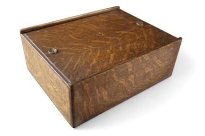 OAK FILE BOX