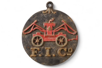 CAST IRON FIRE PLAQUE