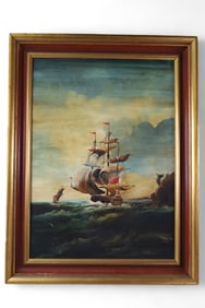 CLIPPER SHIP PAINTING