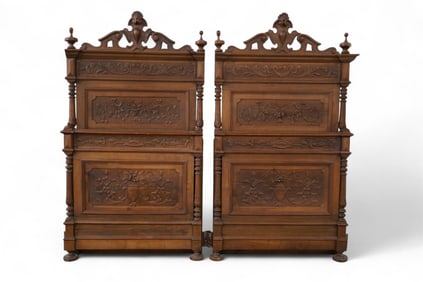 PAIR OF FRENCH BEDS