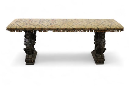 WINGED GRIFFIN BED BENCH
