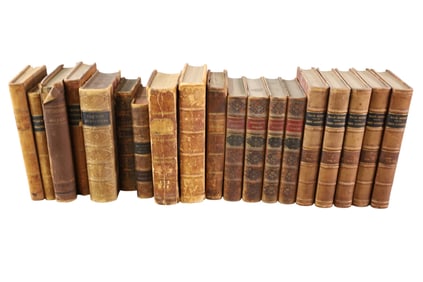 COLLECTION OF LEATHER BOUND BOOKS