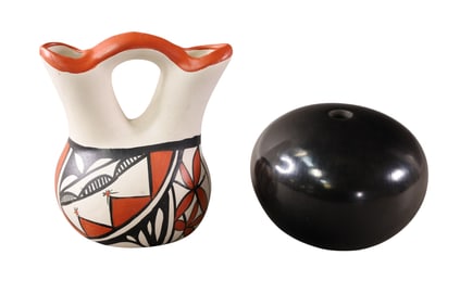 2 PIECES OF NATIVE AMERICAN POTTERY
