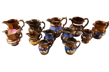 COLLECTION OF LUSTERWARE