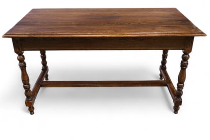 19TH CENTURY OAK WRITING TABLE