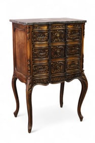 FRENCH MARBLE TOP CHEST