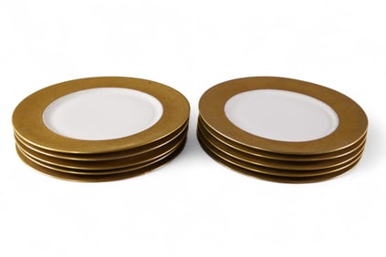 SET OF 10 BAVARIAN DINNER PLATES